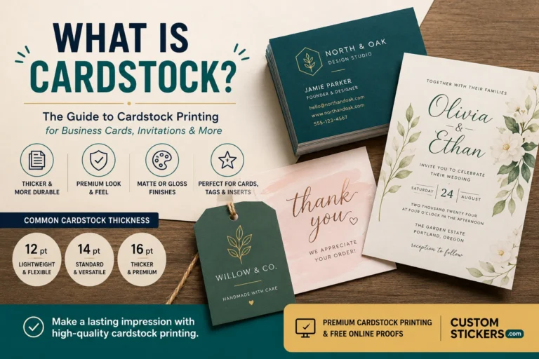 What Is Cardstock? Cardstock Printing For Business Cards, Invitations And Tag